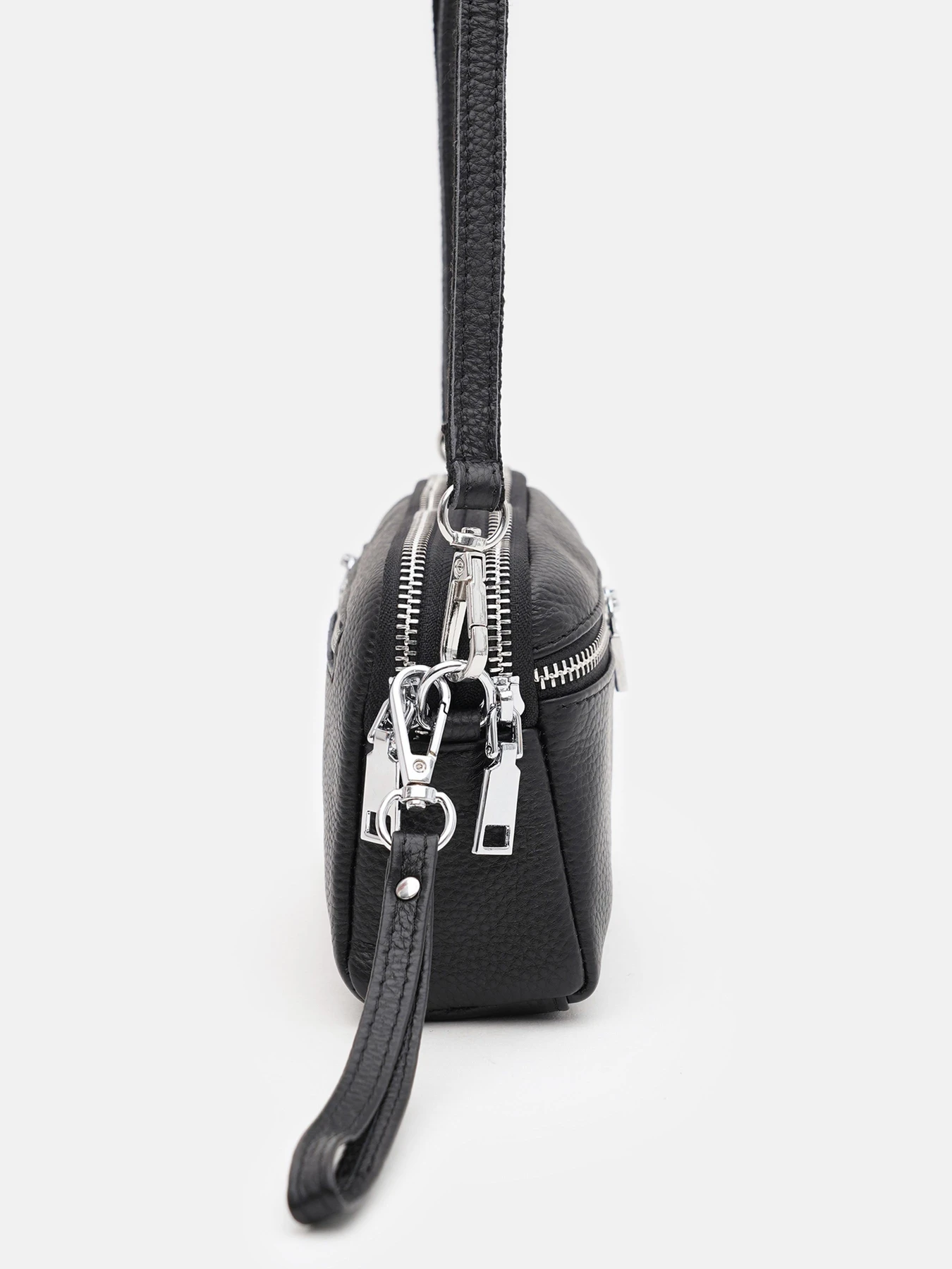 Сумки Borsa Leather модель K11668bl-black Фото
