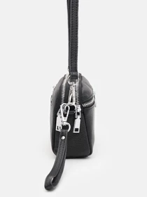 Сумки Borsa Leather модель K11668bl-black Фото