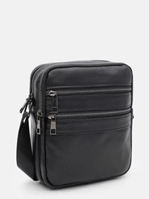 Сумки Borsa Leather модель K13647bl-black Фото