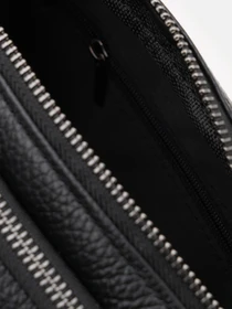 Сумки Borsa Leather модель K13647bl-black Фото