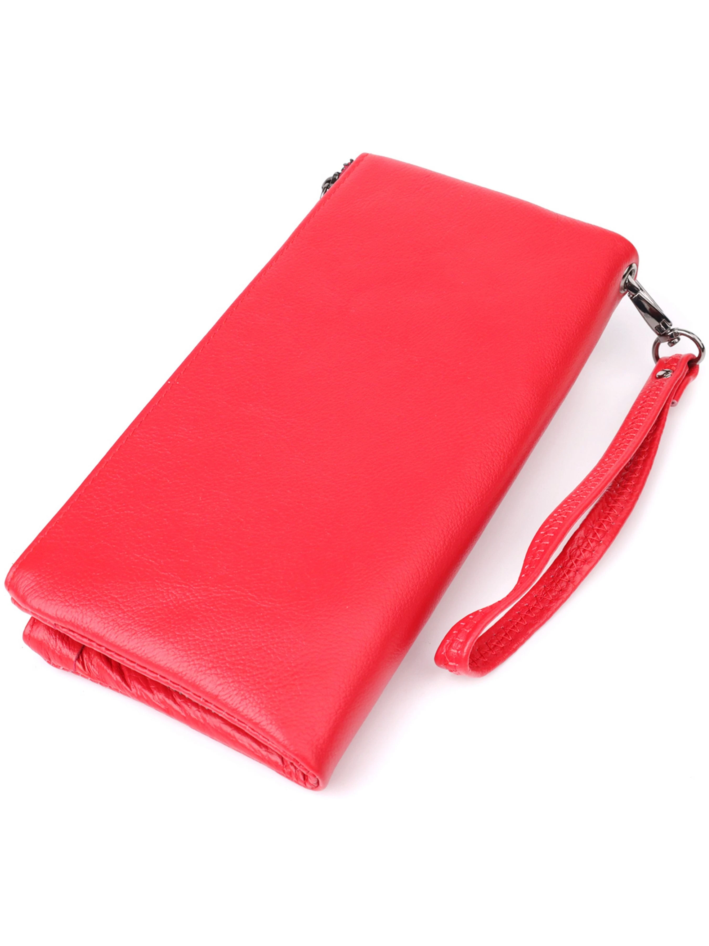 ST Leather Accessories Гаманець колір червоний фото 2