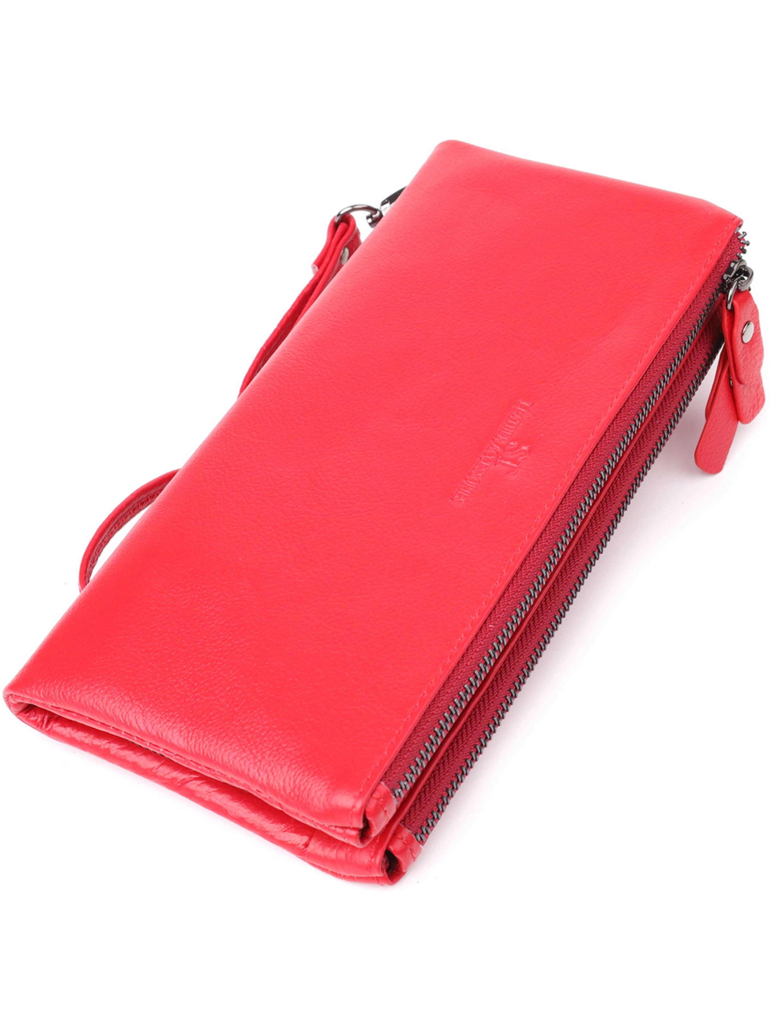 ST Leather Accessories Гаманець колір червоний
