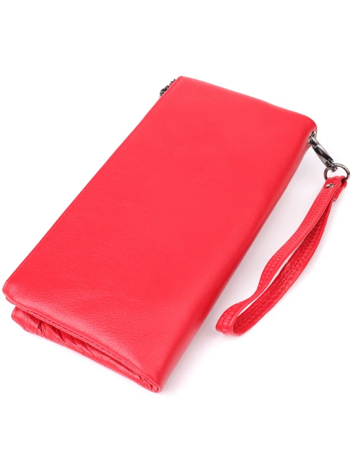 ST Leather Accessories Гаманець колір червоний фото 2