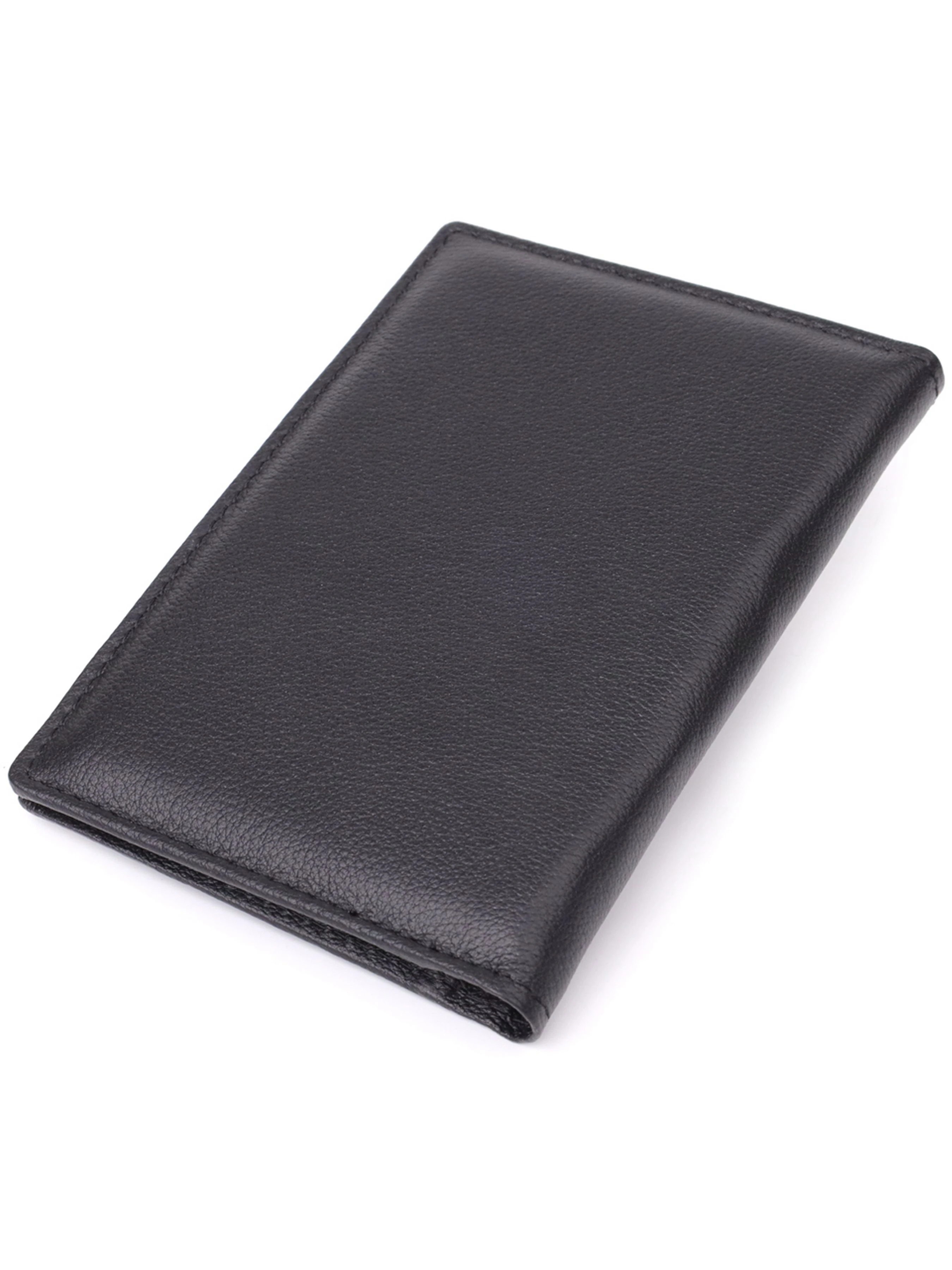 ST Leather Accessories Обгортка для документів колір чорний фото 2