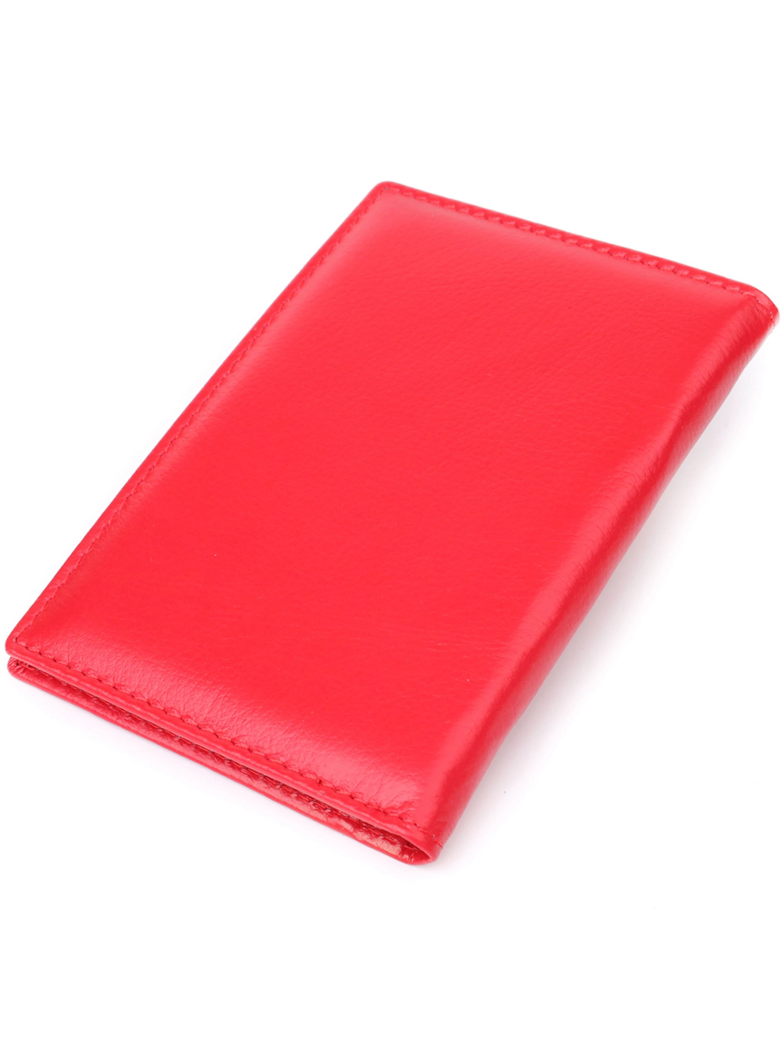 ST Leather Accessories Обгортка для документів колір червоний фото 2