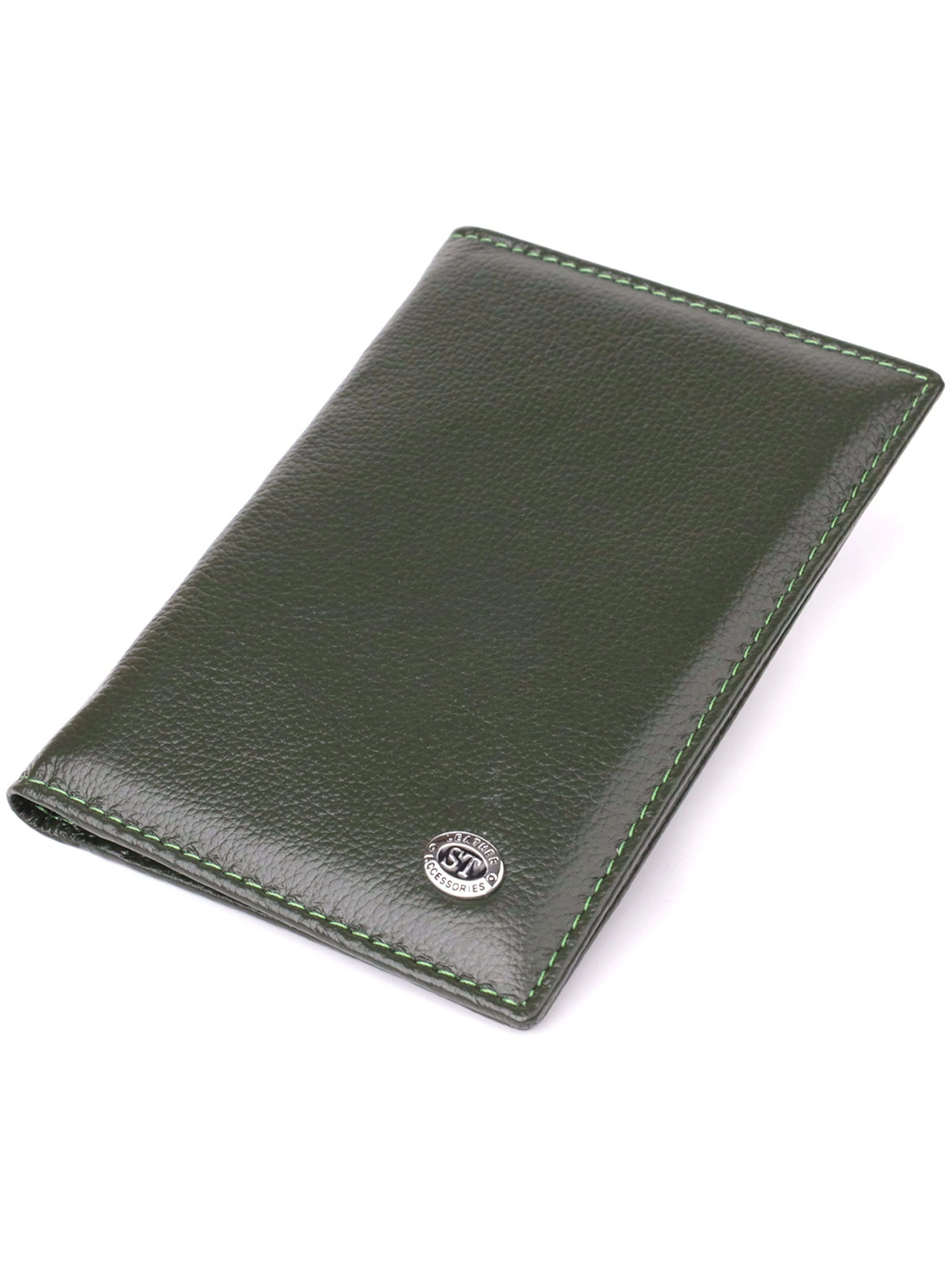 ST Leather Accessories Обгортка для документів колір зелений