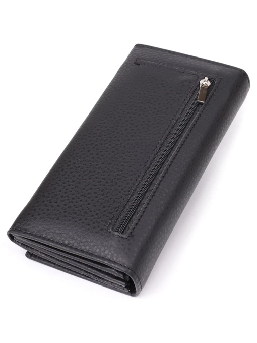 ST Leather Accessories Гаманець колір чорний фото 2