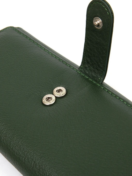 ST Leather Accessories Гаманець колір зелений фото 3