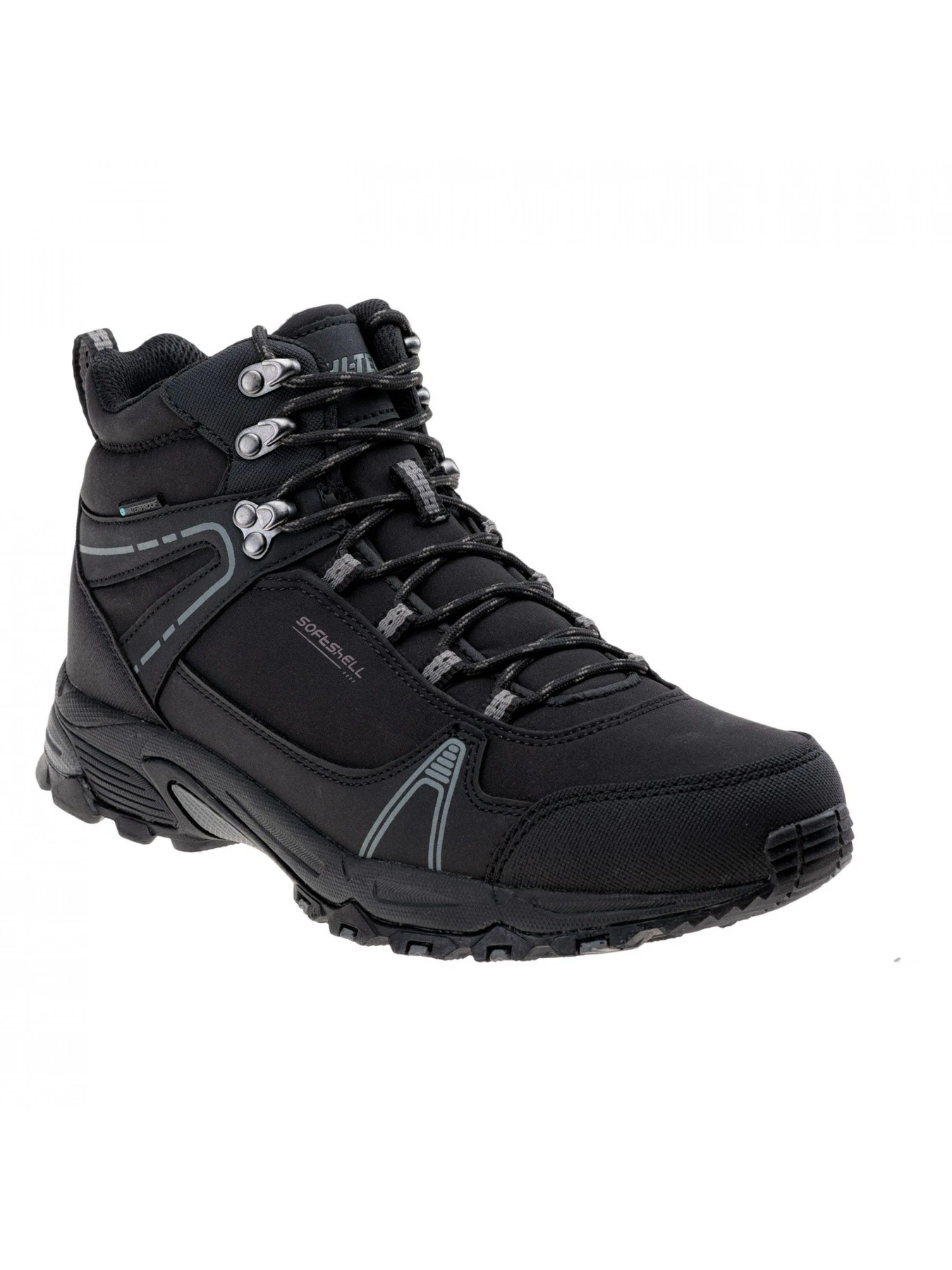 Ботинки и сапоги Hitec Hapiter mid wp модель HAPITER MID WP-BLACK/MID GREY Фото