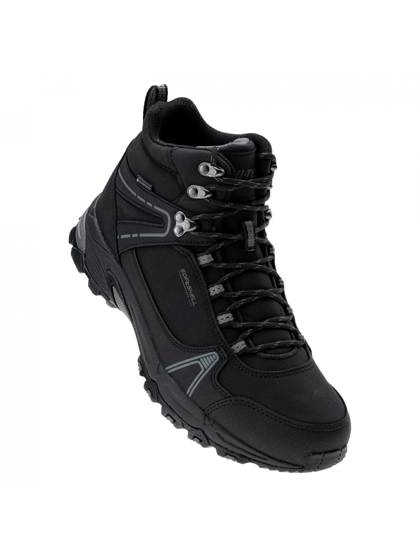 Ботинки и сапоги Hitec Hapiter mid wp модель HAPITER MID WP-BLACK/MID GREY Фото