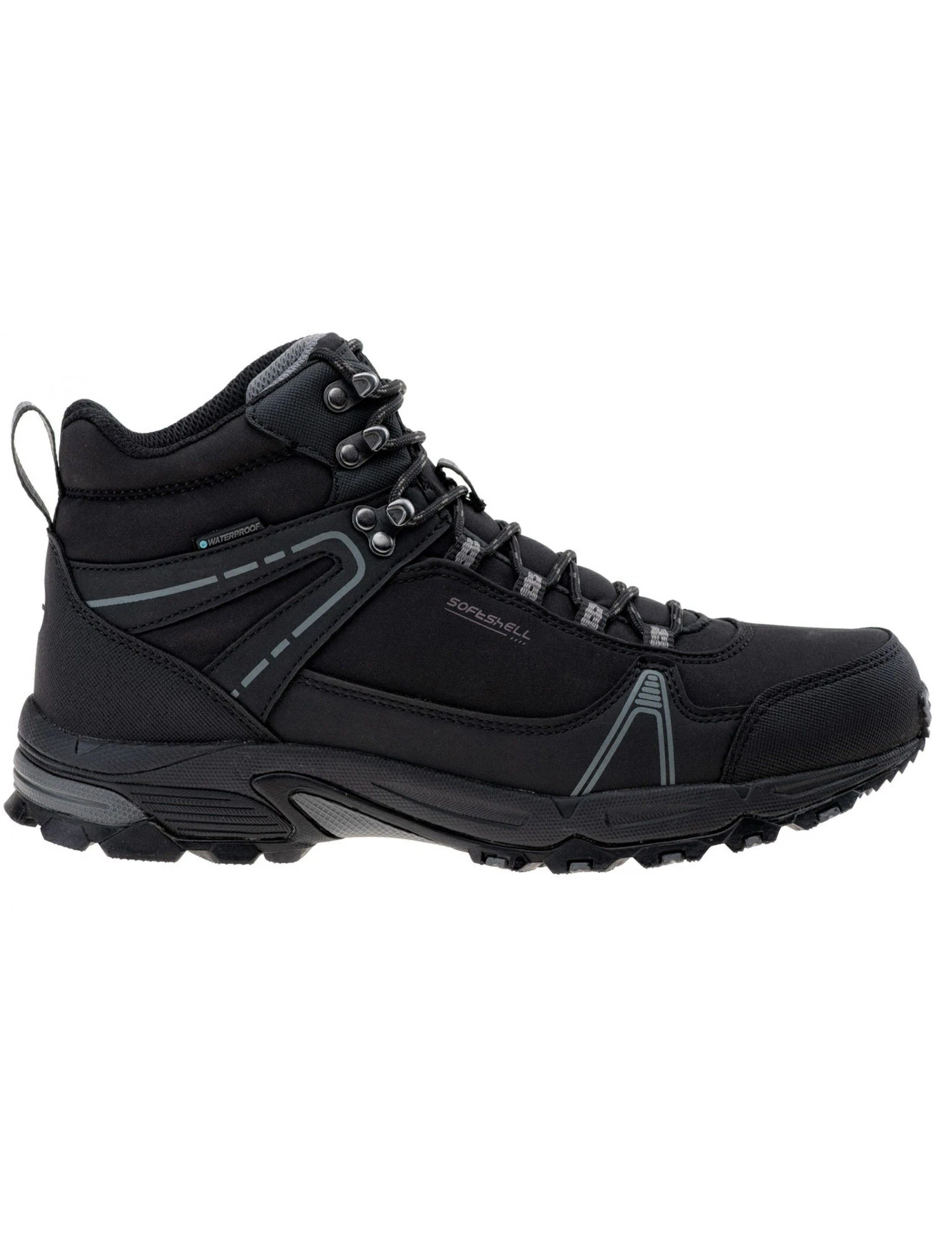 Ботинки и сапоги Hitec Hapiter mid wp модель HAPITER MID WP-BLACK/MID GREY Фото
