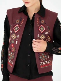 Пиджаки Едельвіка модель 237-25-00burgundy Фото