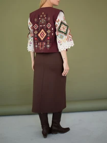 Юбки Едельвіка модель 233-25-00brown Фото