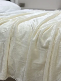 Покривало Well Soft молочного кольору Coconut milk Ecotton модель 24916 Фото