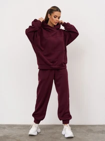 Костюмы ISSA Plus модель 13624_темно-бордовый Фото