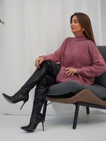 Платья ISSA Plus модель WN19-98_темно-розовый Фото