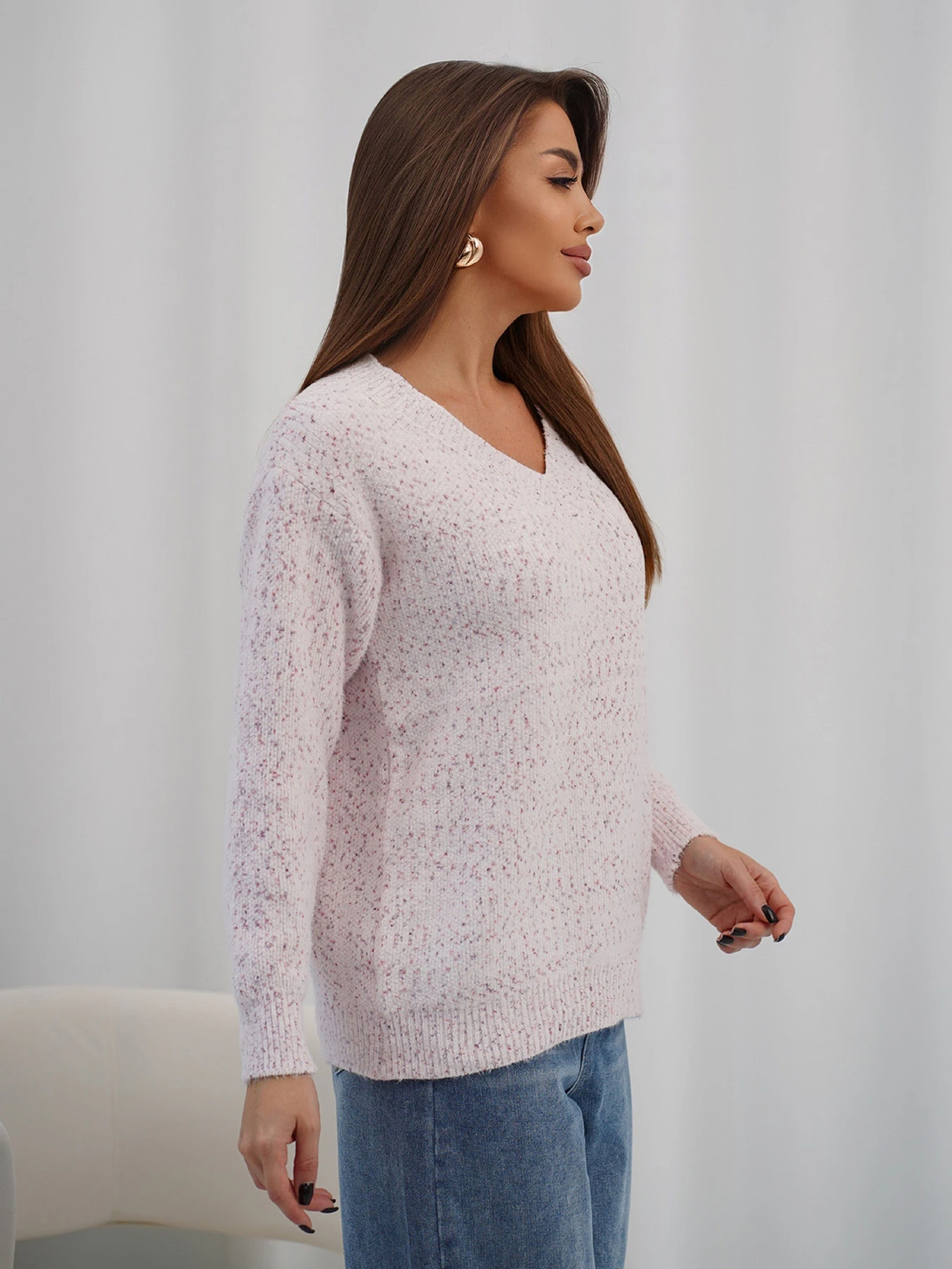 Светри та кардигани ISSA Plus модель WN20-716_розовый Фото