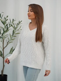Светри та кардигани ISSA Plus модель WN20-716_молочный Фото