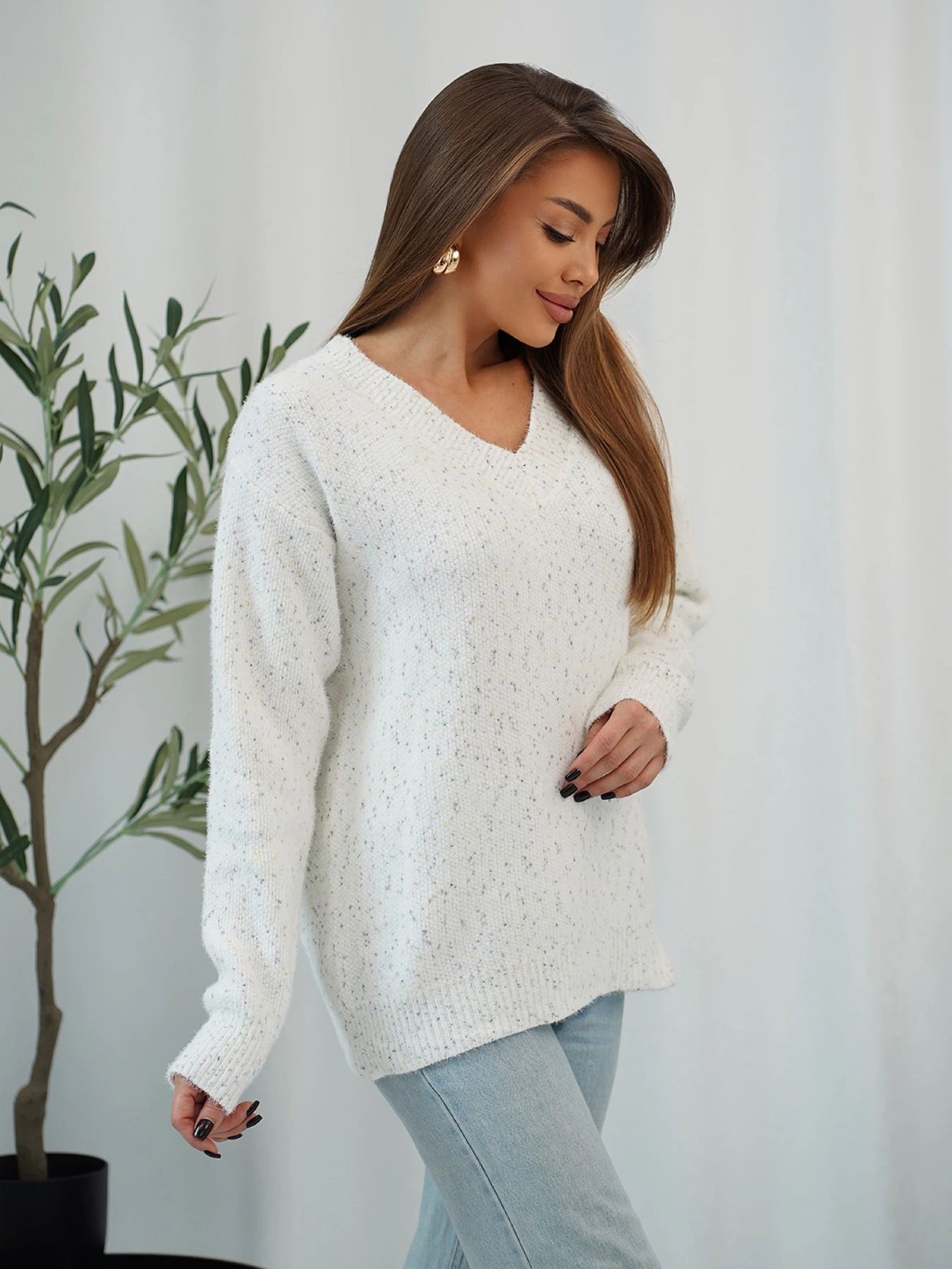 Светри та кардигани ISSA Plus модель WN20-716_белый Фото