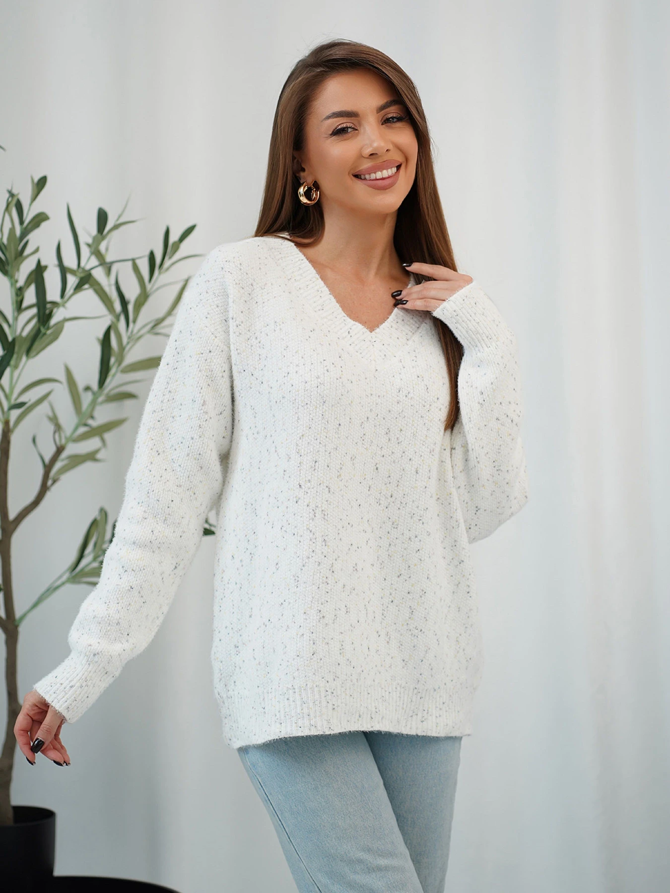 Светри та кардигани ISSA Plus модель WN20-716_белый Фото