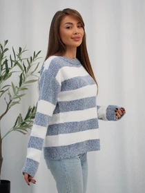 Свитры и кардиганы ISSA Plus модель WN20-719_синий Фото