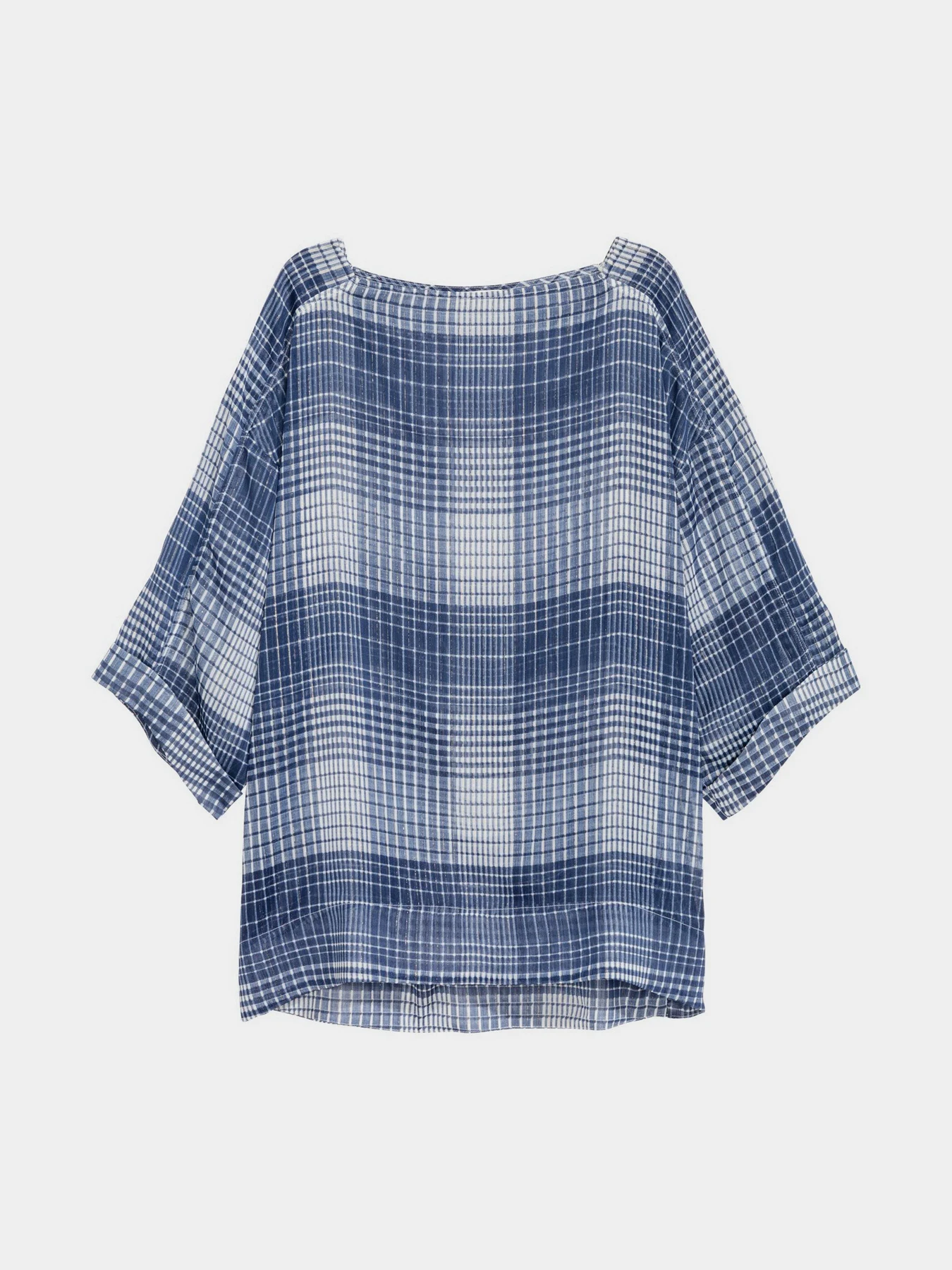 Сорочки H&M модель 5228466RP21_синий в клетку Фото