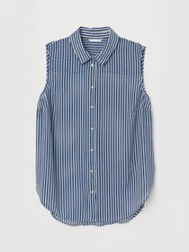 Сорочки H&M модель 7519960sm_сине-белая полоска Фото