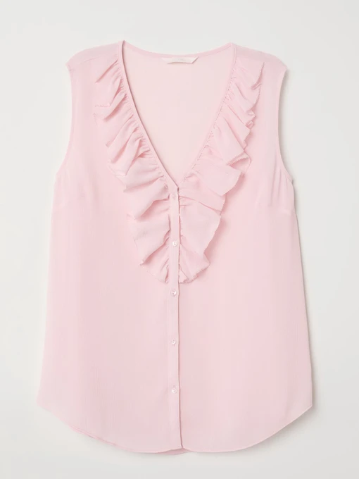 Сорочки H&M модель 6523678RP21_Светло-розовый Фото