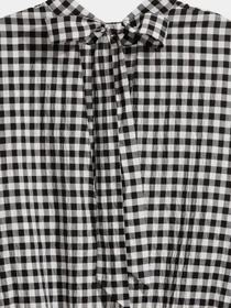 Сорочки H&M модель 5481566RP12_черно-белая клетка Фото