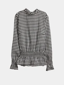 Сорочки H&M модель 5481566RP12_черно-белая клетка Фото