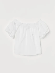 Рубашки H&M модель 8968371sm_белый Фото