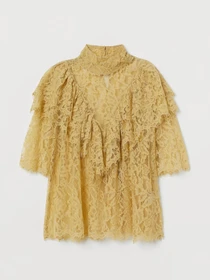 Рубашки H&M модель 8814481sm_Светло-желтый Фото