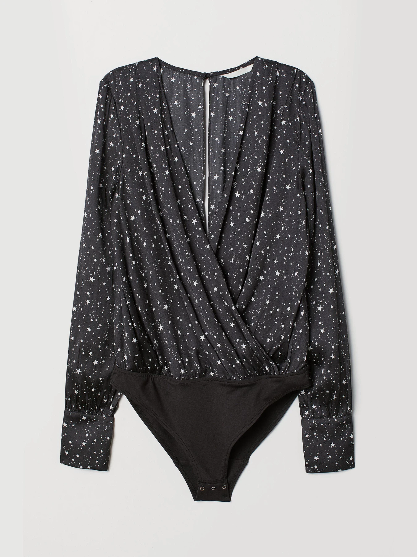 Сорочки H&M модель 6886419RP3_черный в звезды Фото