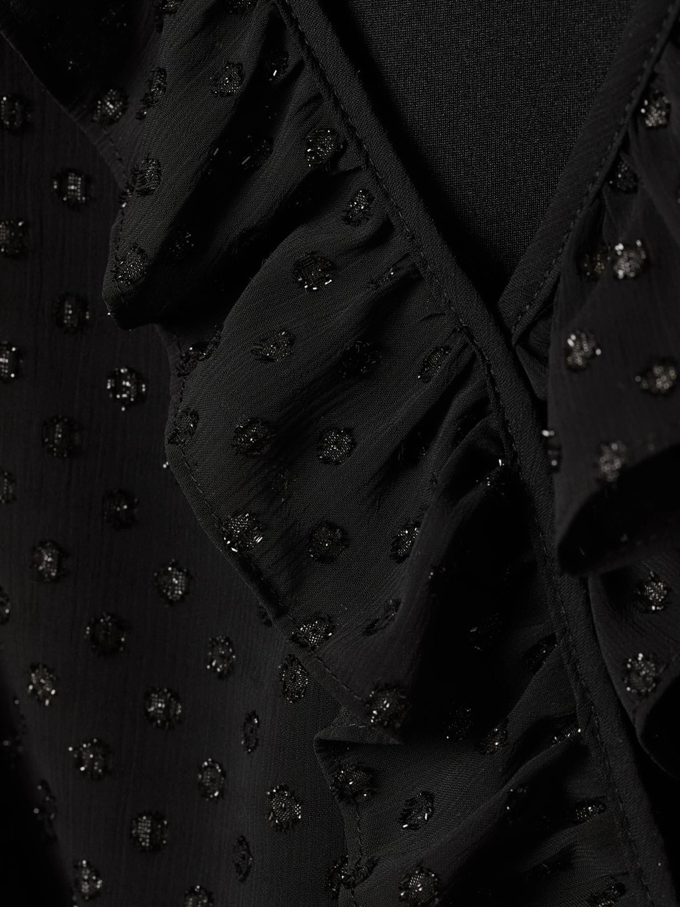Рубашки H&M модель 7150519sm_черный блестки Фото