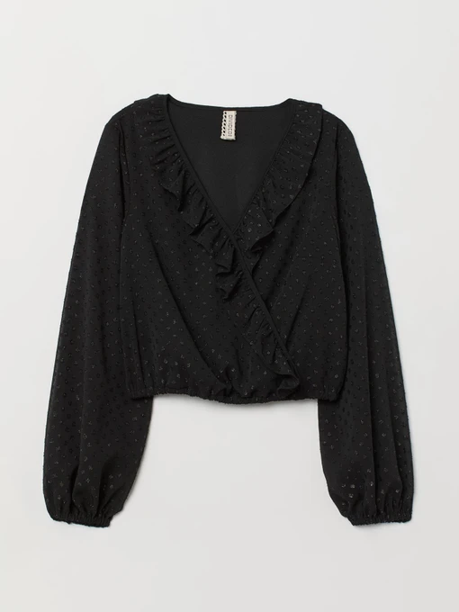 Сорочки H&M модель 7150519sm_черный блестки Фото