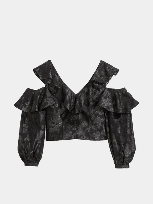 Сорочки H&M модель 5710486RP3_Черный Фото