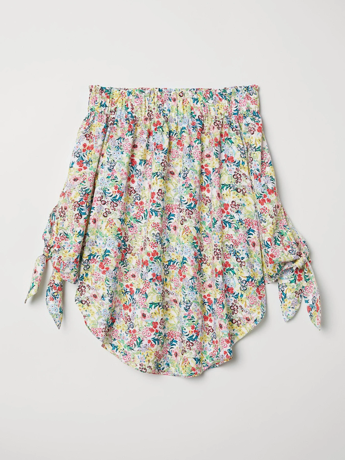 Рубашки H&M модель 6354207RP12_комбинированный цветы Фото