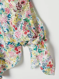 Рубашки H&M модель 6354207RP12_комбинированный цветы Фото