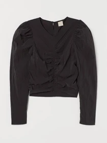 Рубашки H&M модель 8610361RP5_Черный Фото