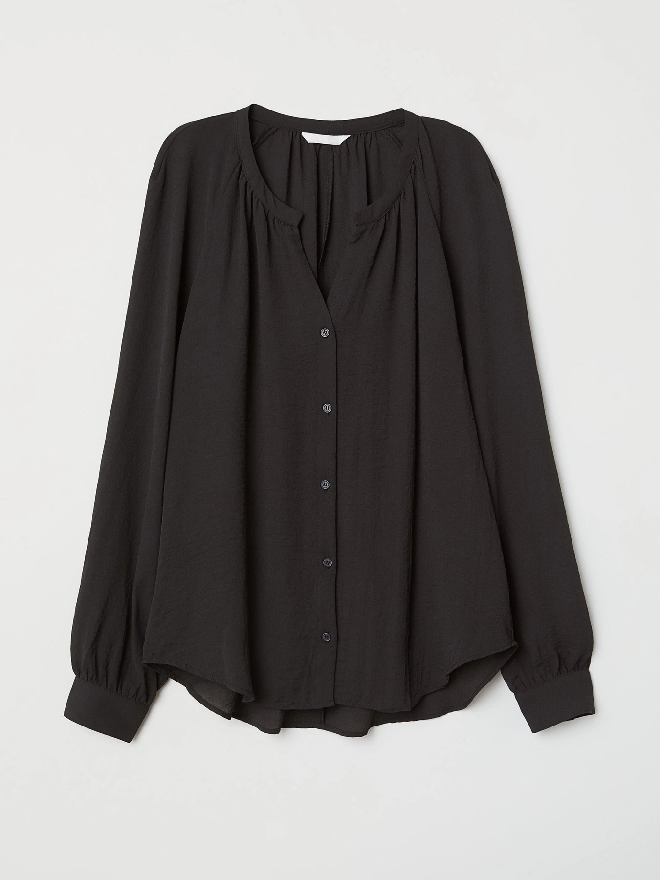Сорочки H&M модель 6808468RP5_Черный Фото