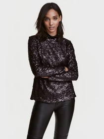 Сорочки H&M модель 4105604dm_Черный Фото