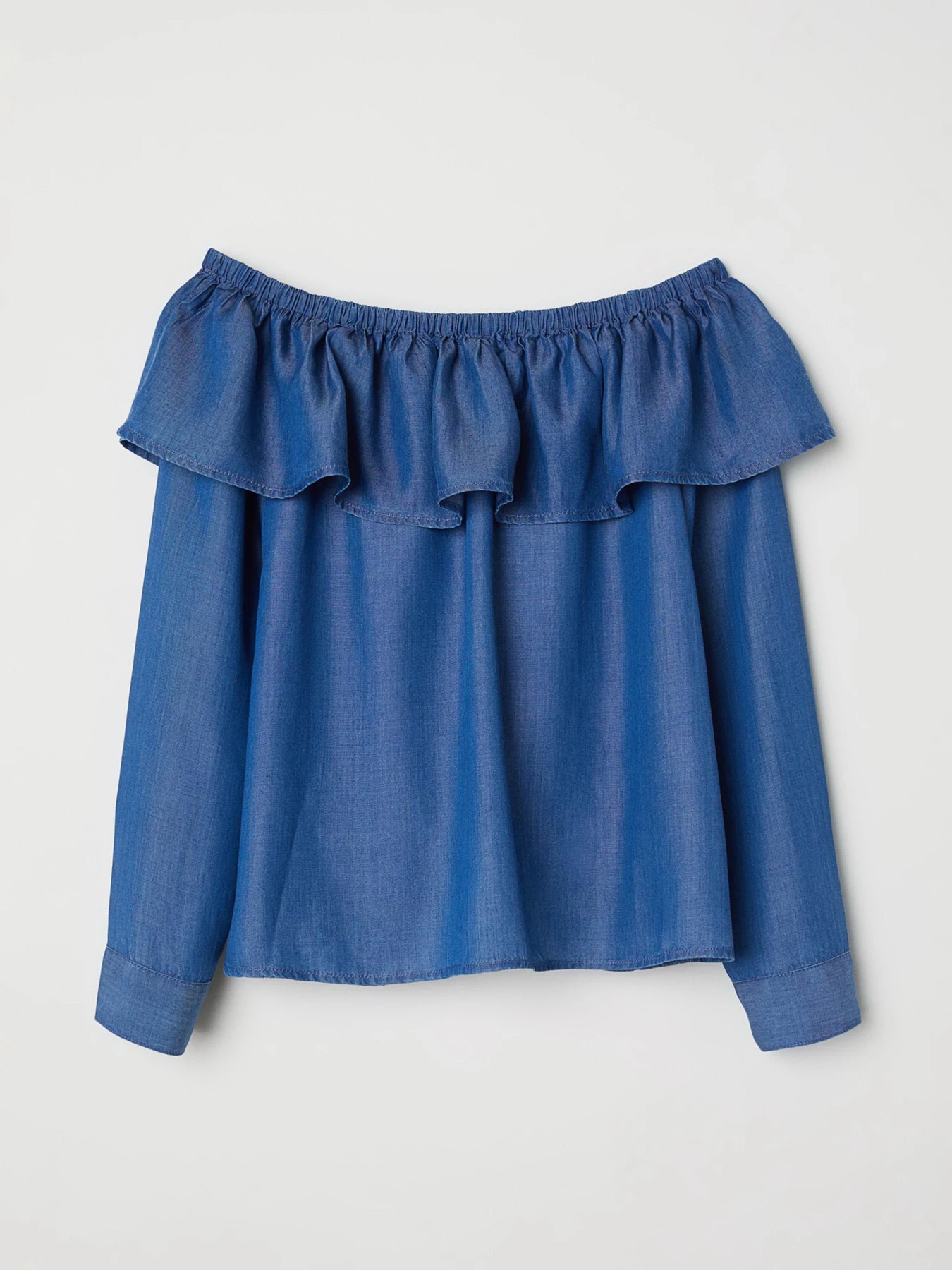 Сорочки H&M модель 5822457sdm_Синий Фото