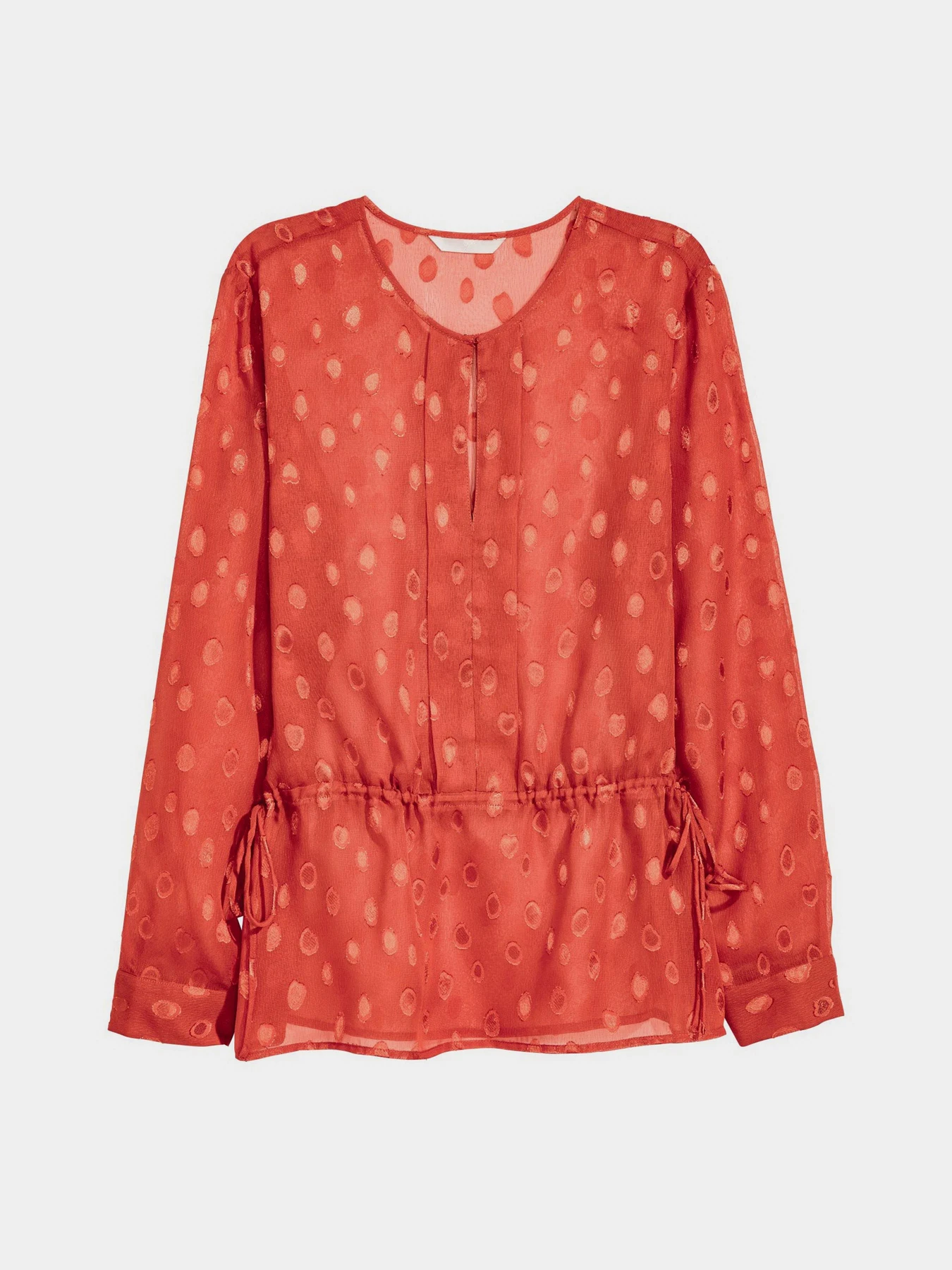 Сорочки H&M модель 5354556RP12_терракотовый Фото