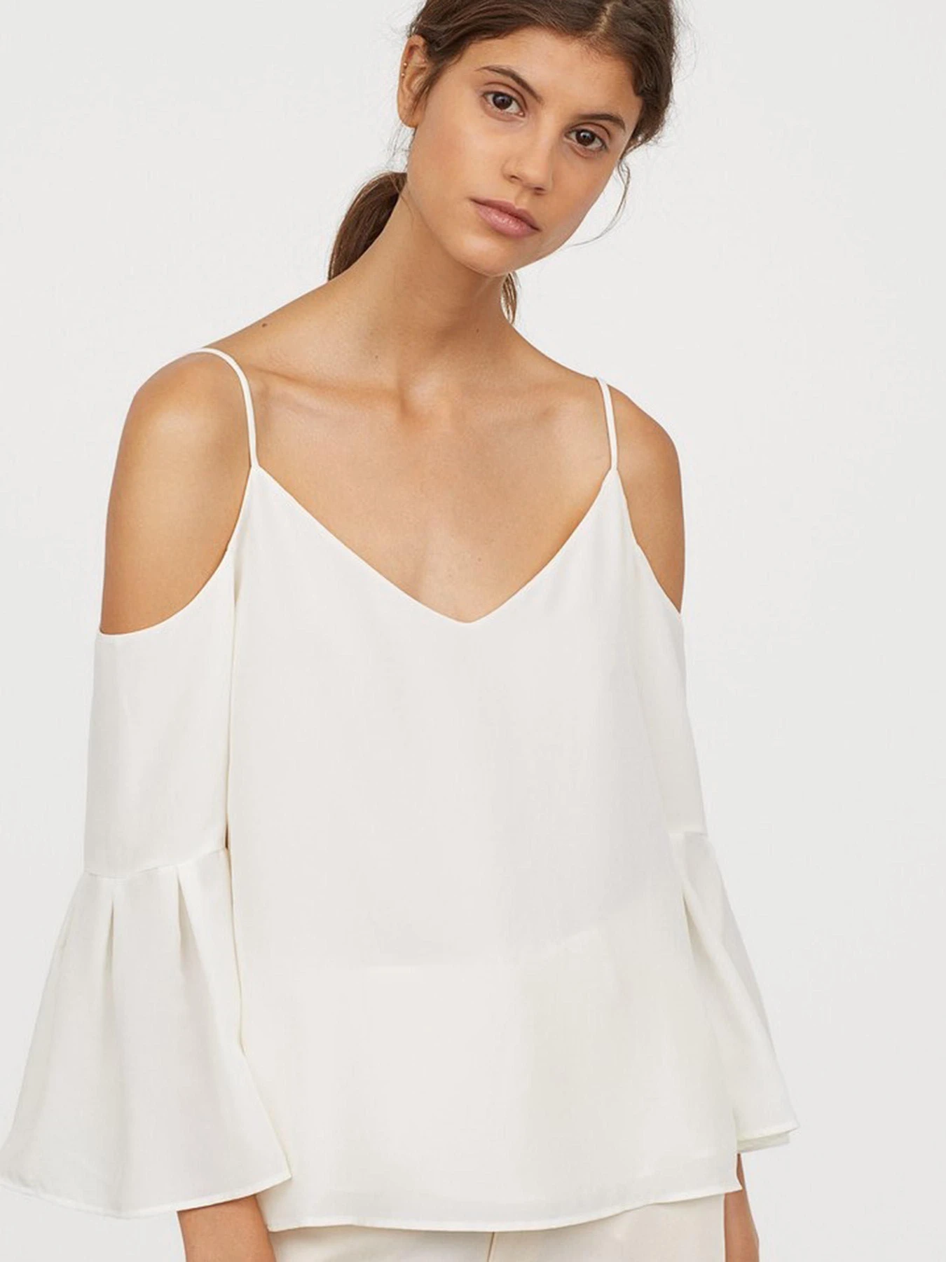 Сорочки H&M модель 6206258RP3_молочный Фото