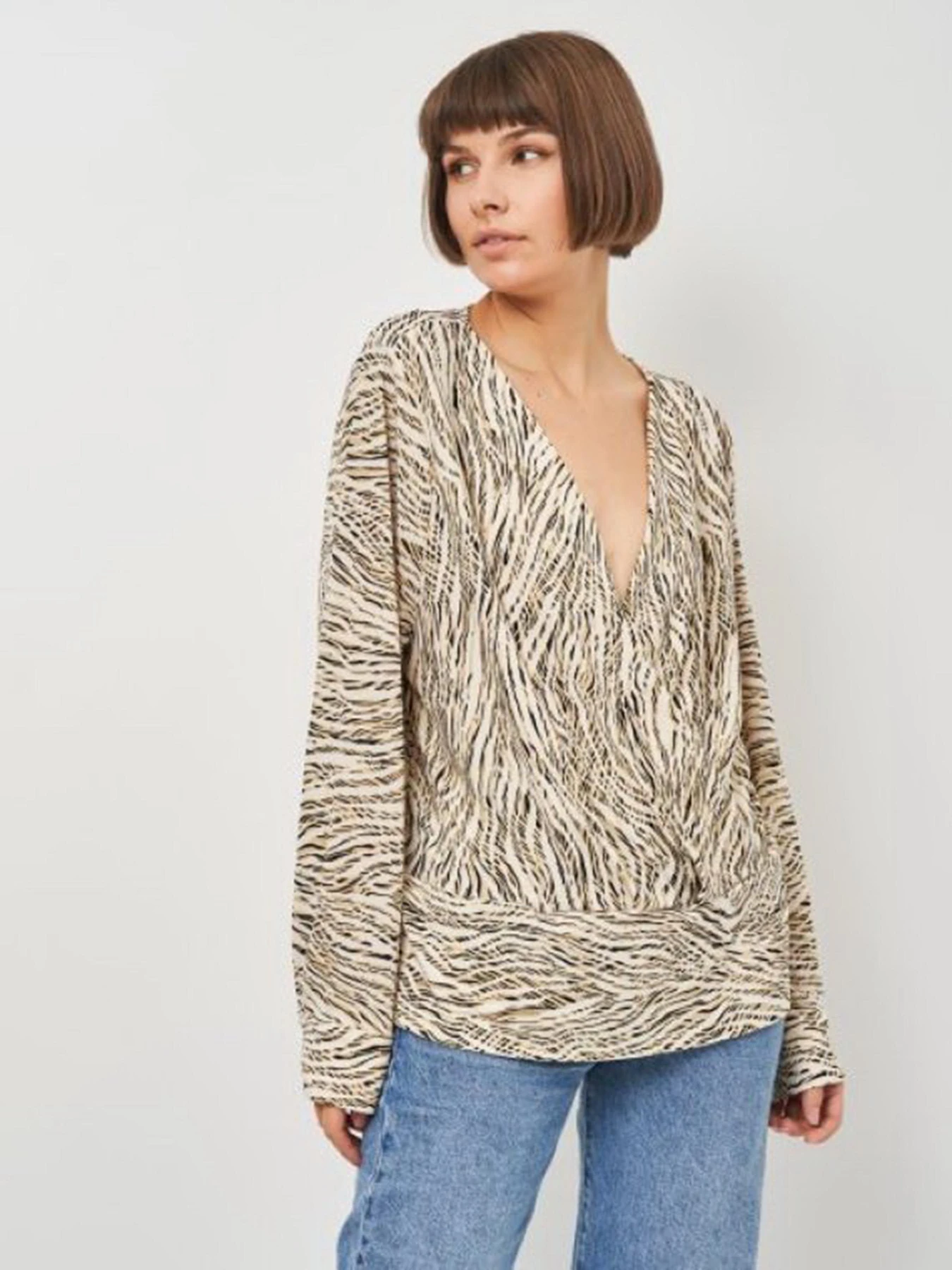 Сорочки H&M модель 8210601abr_Бежевый Фото