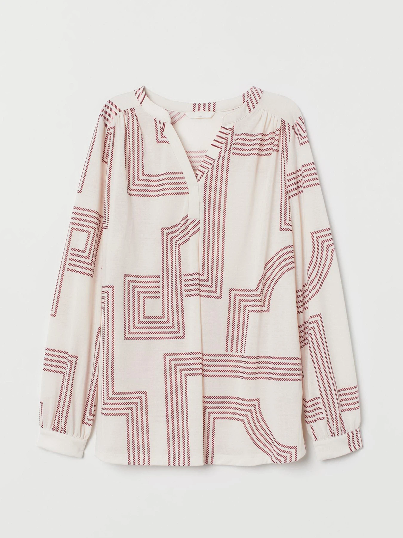 Сорочки H&M модель 8046590sm_кремовый с узором Фото