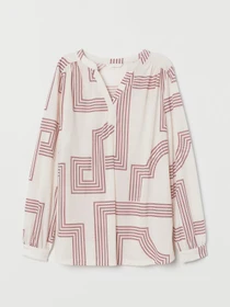 Сорочки H&M модель 8046590sm_кремовый с узором Фото