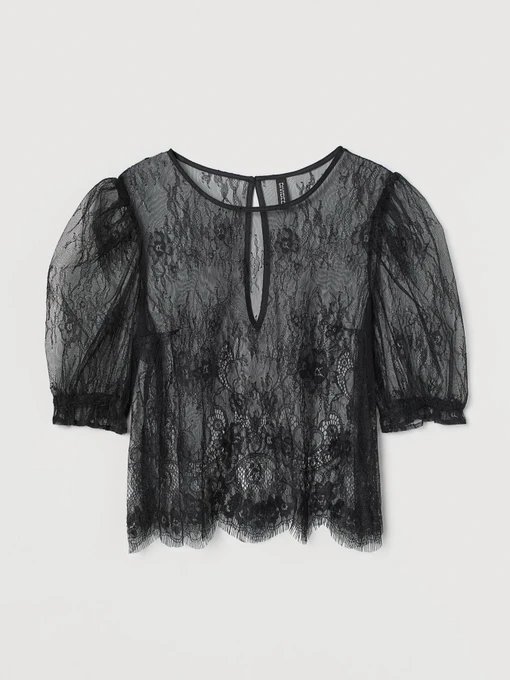 Рубашки H&M модель 9281892dm_Черный Фото