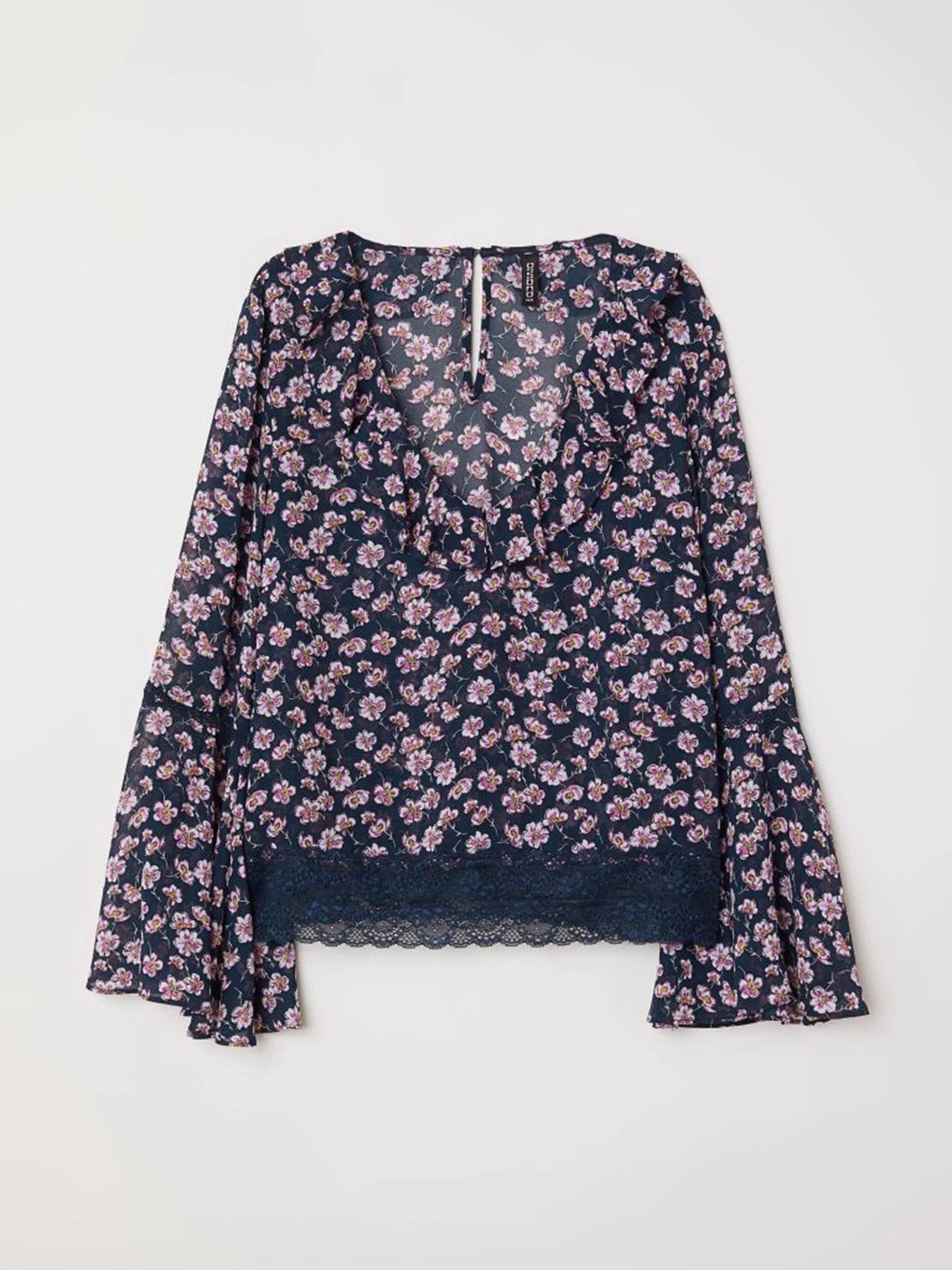Рубашки H&M модель 6423917log_Темно-синий Фото