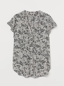 Сорочки H&M модель 8723781abr_Черно-белый Фото